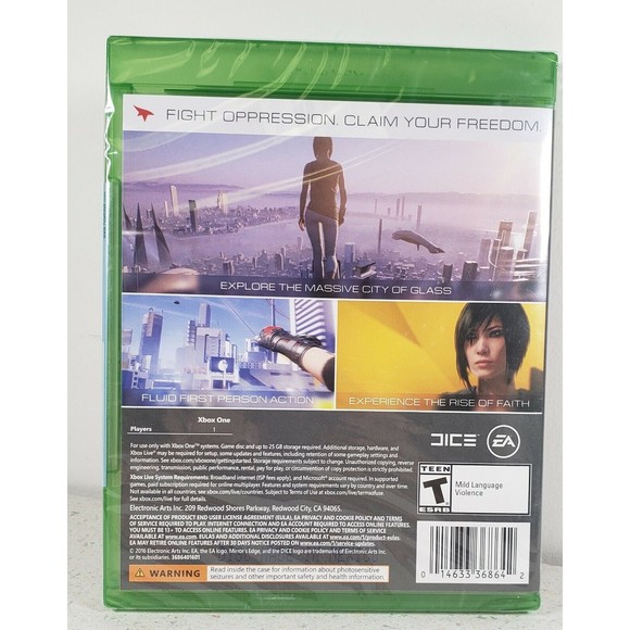 Mirror's Edge Catalyst Xbox One 2016 [Brand New] SEALED - Picture 2 of 4